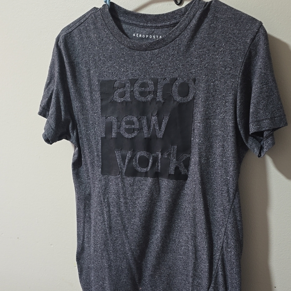 Aeropostale Men’s Dark Gray Graphic 'aero new york' Tee